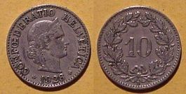 10 Rappen 1928