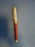 Pelikan Füllfederhalter 585 Goldfeder rot marmoriert