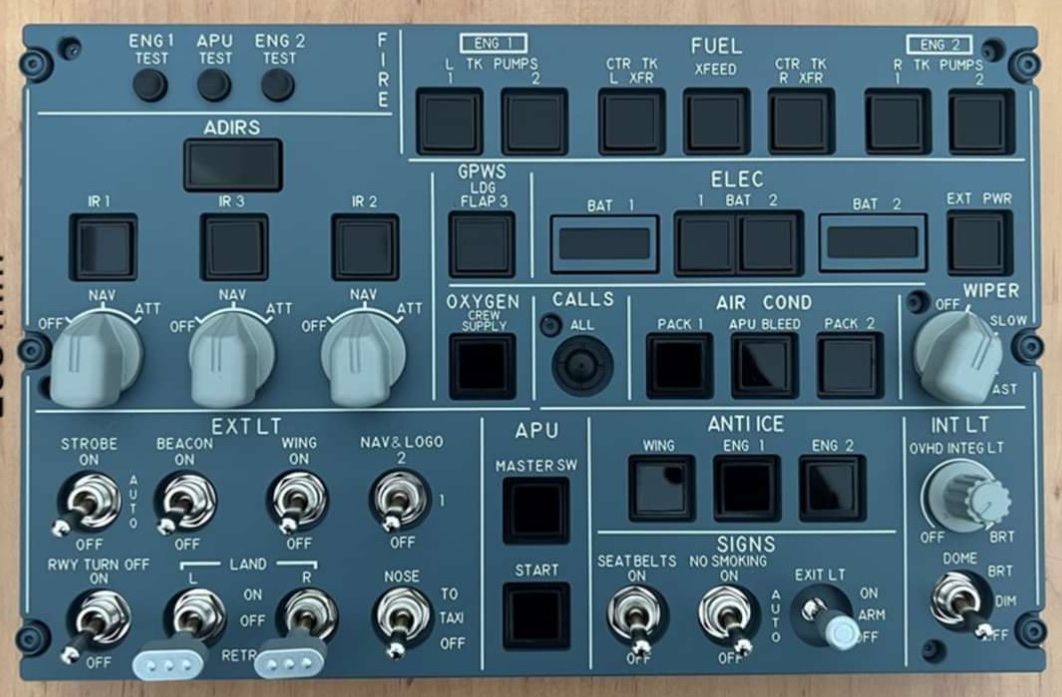 Laufwerke & Adapter: Javasimulator mini overhead panel a320 flugsim homecockpit – Gebraucht aus Kaltbrunn von