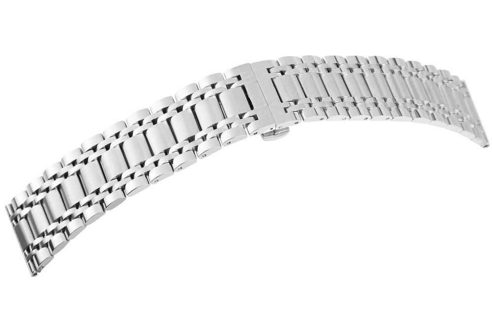 Bracciali & Braccialetti: Uhrenband Edelstahl Butterflyschliesse 24mm 316L Edelstahl – Nuovo e nell'imballaggio originale da Wittenbach venduto da uhrenzubehoer24