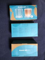 Doppelwandige Gläser,drei 2er Set, neu & originalverpackt
