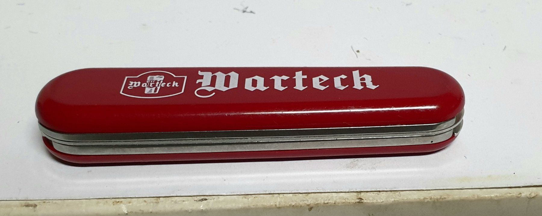 Wenger Taschenmesser: Sackmesser Werbemesser Couteau Wenger Bierreklame Warteck – Gebraucht aus Tüscherz-Alfermée von Newpad 5