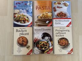 6 Betty Bossi Kochbücher