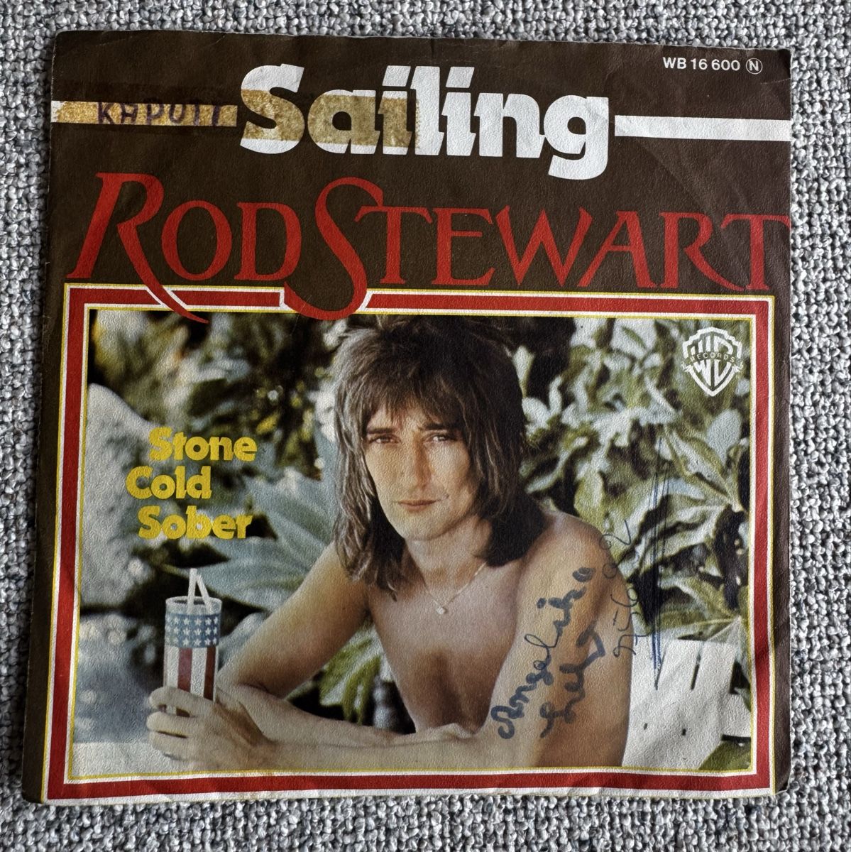 Dischi in vinile: Rod Stewart - Sailing - 7" Single - 70s – Usato da Rorbas venduto da BlackstarRecords