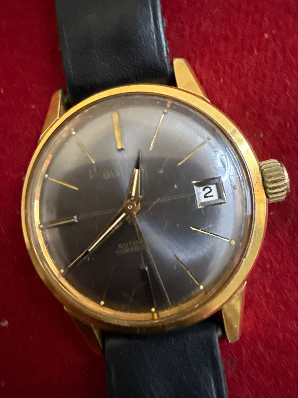 Glycine Orologi: Glycine Compressor Vintage 34 mm – Usato da Pfeffingen venduto da Allhandelklgwatches