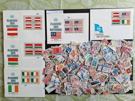 Mehrere hundert Ausland-Briefmarken ab Uralt S7