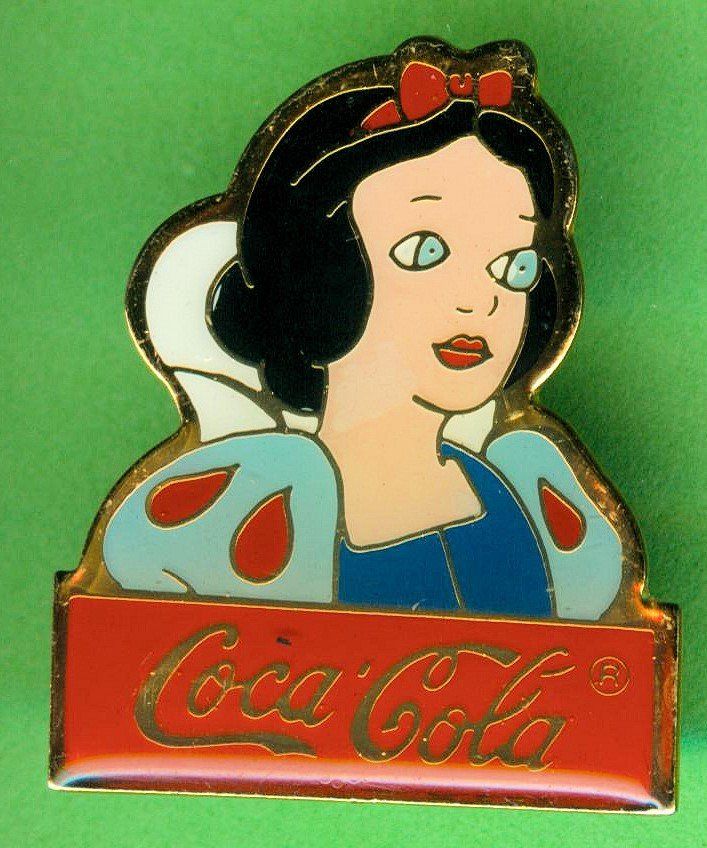 Disney Placchette & Badge: Disney   SNOW WHITE   Coca Cola – Usato da Winterthur venduto da Sammleroase