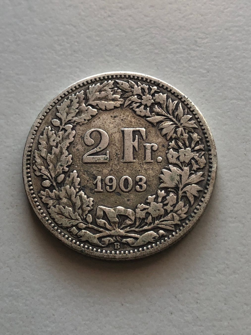 Tutti le monete: 2 Fr. 1903 – Usato da Schötz venduto da Odpa