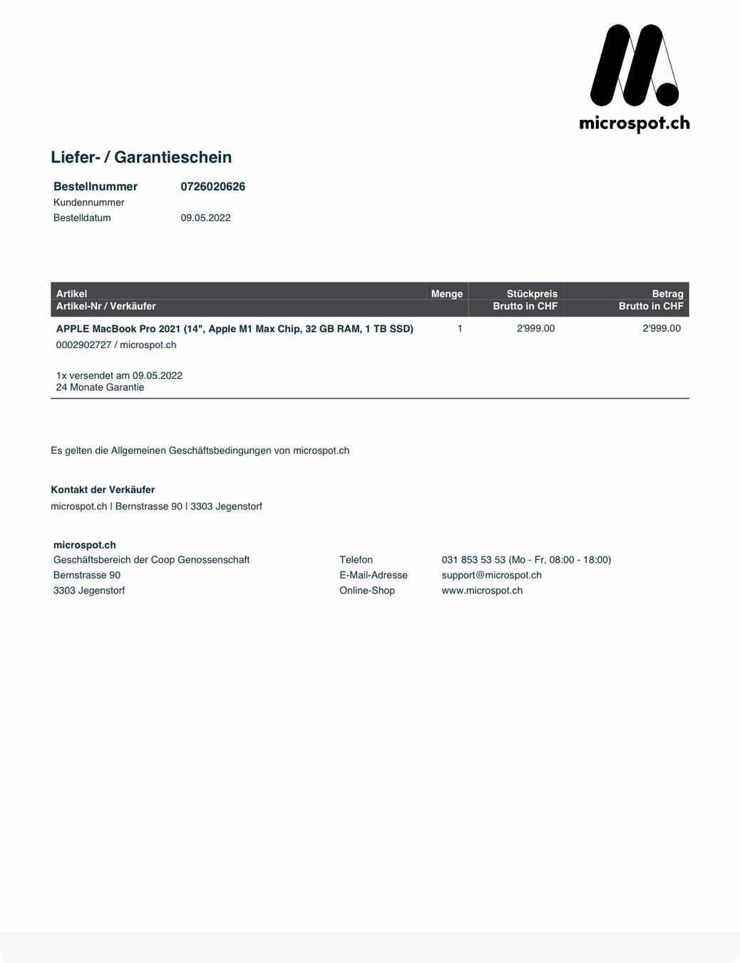 Apple Portables: MacBook Pro M1 Max 32GB 1TB – D'occasion à Altendorf par ma_am 7