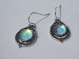 Retro Ohrhänger mit Resin-Kern, Modeschmuck /NEU