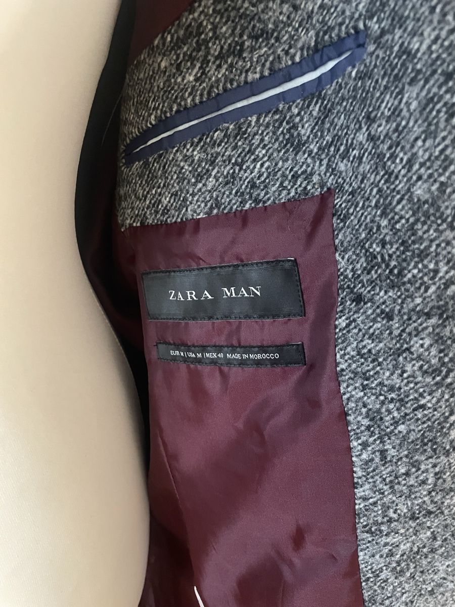 Zara Cappotti: Zara Man Mantel, Grau Gr. M – Usato da Aarberg venduto da Mama_Lulu 5