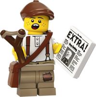 LEGO Minifigur 71037 Nr. 12 Zeitungsjunge