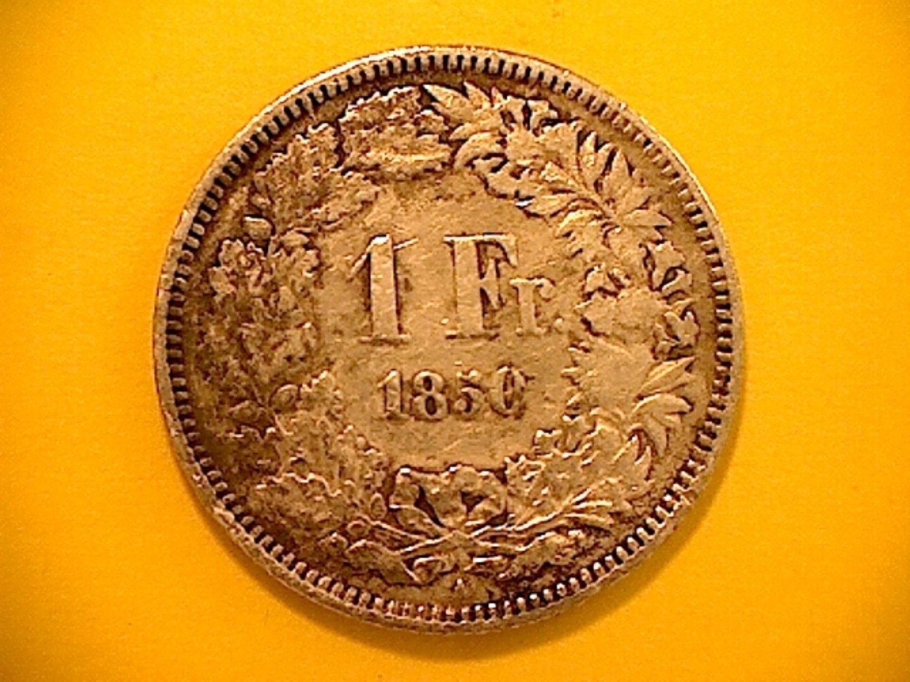 Alle Münzen: 1 Fr. 1850 – Gebraucht aus Buchs AG von Ged8