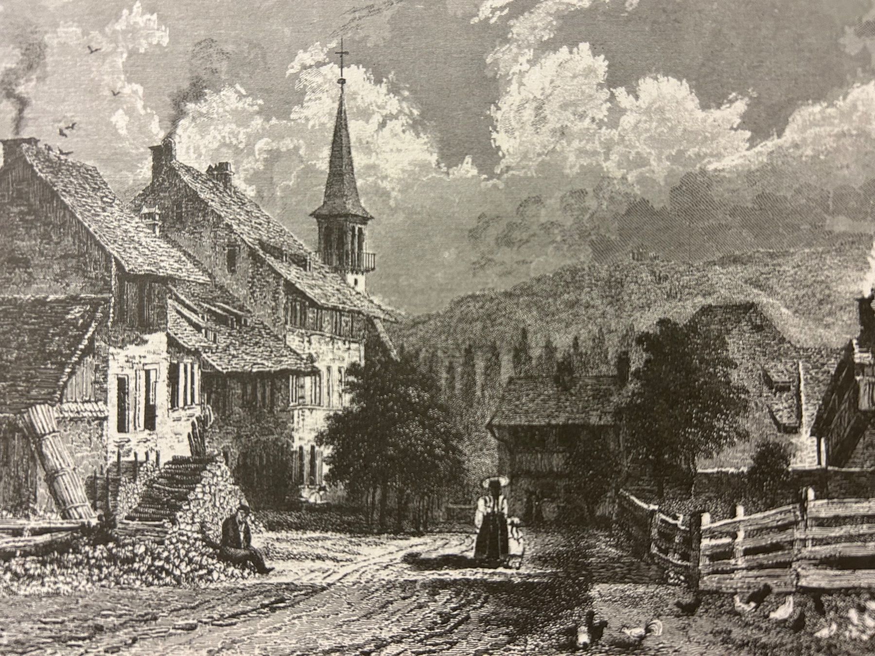 Stiche: Bild Stich St. Jakob bei Basel,Passepartout. – Gebraucht aus Lanzenhäusern von vic63 6