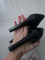 Gr.39,5 klassische Prada Schuhe mit Plateau