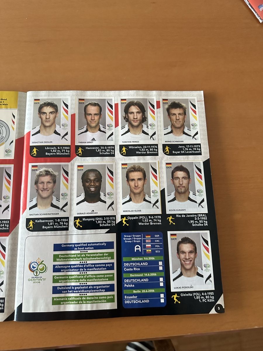 Panini Album: Panini Sammelalbum WM 2006 – Usato da Kloten venduto da swetom 1