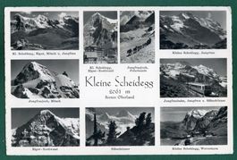 Kleine Scheidegg, 9 Ansichten, 1965, ungelaufen