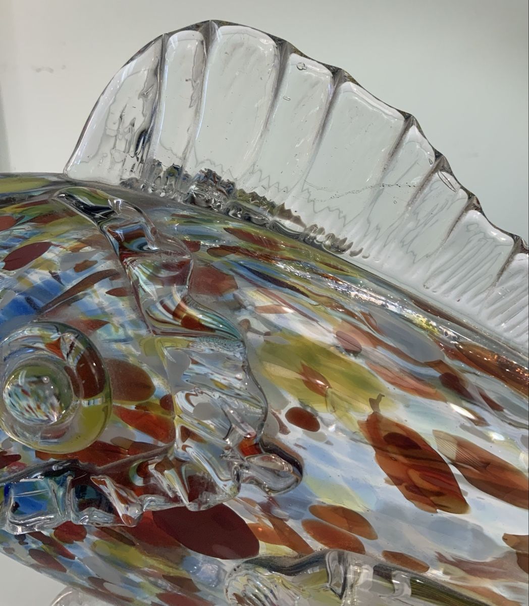 Murano Statuette: Grand Poisson Murano – Usato da rolle venduto da Tontonjulot 4