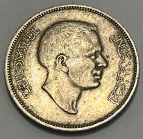 ½ Dirham / 50 Fils - Hussein - 	Jordanien - 1387 (1968)