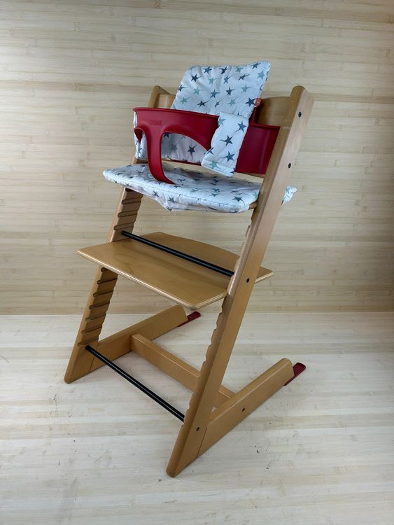 Stokke® Tripp Trapp inkl. Babyset & Kissen / Buche 2