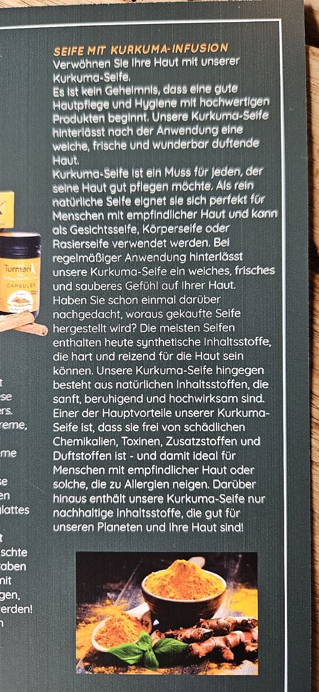 Idratazione: Turmerix Handcreme mit Kurkuma - Neu und ungebraucht! – Nuovo e nell'imballaggio originale da Remigen venduto da Jumba 4