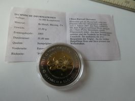 Slowenien 2003, 2-Euro-Entwurf, Probemünze