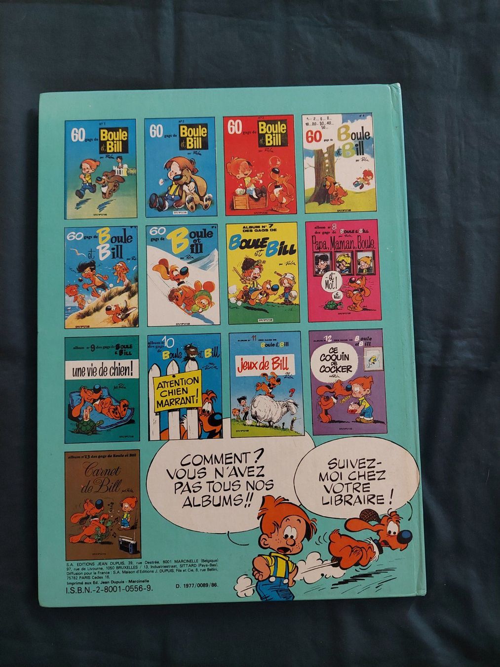 Comics: Boule Et Bill T.14 Ras Le Bill EO 1977 BE – Gebraucht aus Genève von Blu_BD 1
