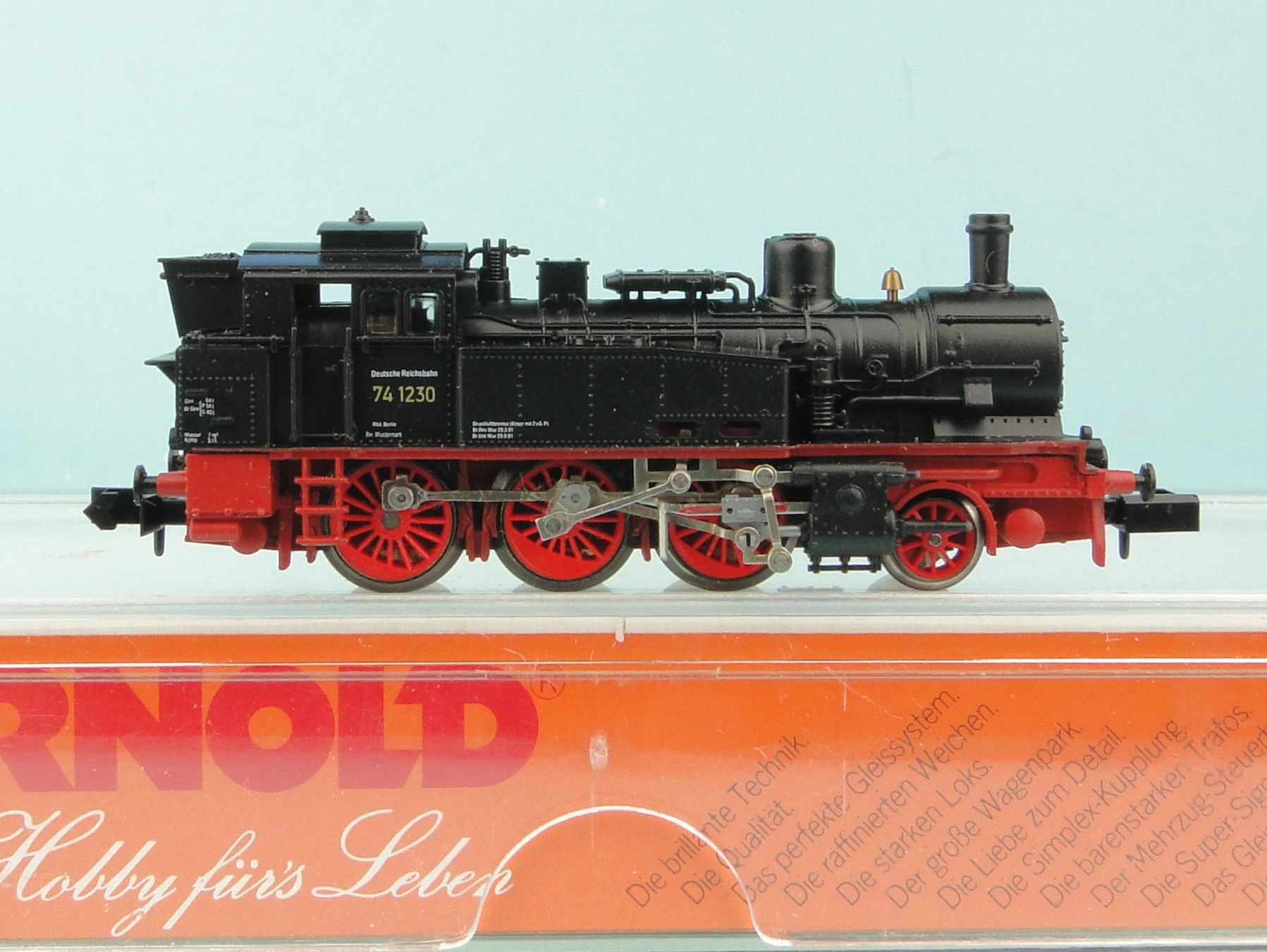 Arnold Modellini di ferrovie: Arnold 2284 Dampflok BR 74 – Usato da Bülach venduto da Albitrain 3