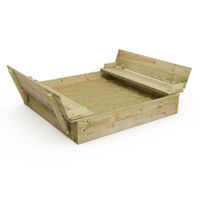Wickey Sandkasten Flippey 150x165 cm – neu/ungebraucht mit K