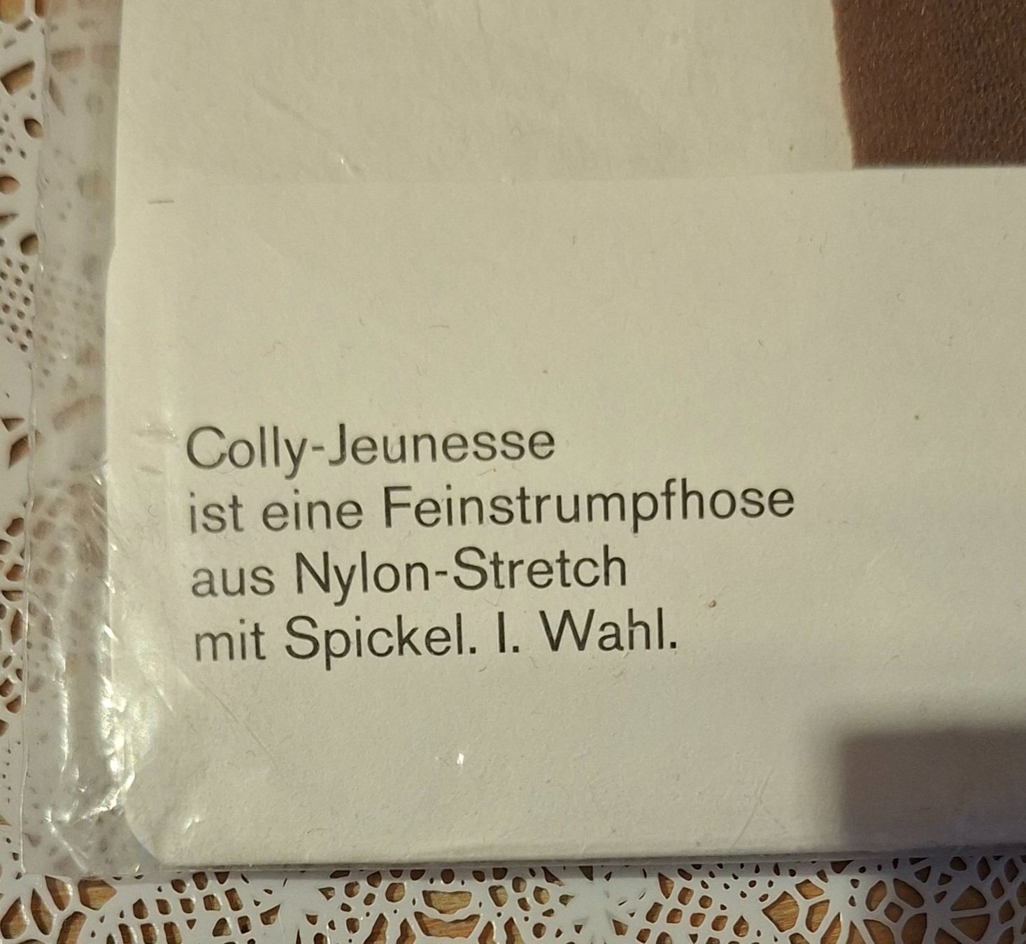 Calze & Collant: Perosa Colly Jeunesse Nylon Strumpfhose 20den Gr.L Hautfarbe – Nuovo e nell'imballaggio originale da Amriswil venduto da Celini3 3