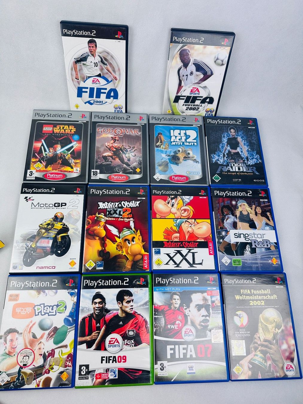 Sony Konsolen: PS2 Konsole FAT Kabel + Controller + Memory Card + 14 Spiele – Gebraucht aus Kappel SO von MyFunBox 5