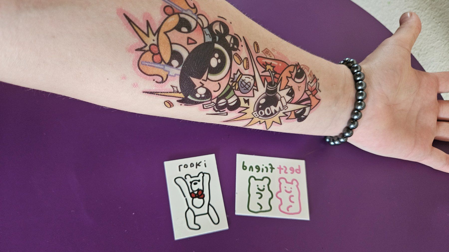 Aufkleber: Tattoo Sticker mit Bärem Motiv – Gebraucht aus Basel von True_Hofer_Store 1