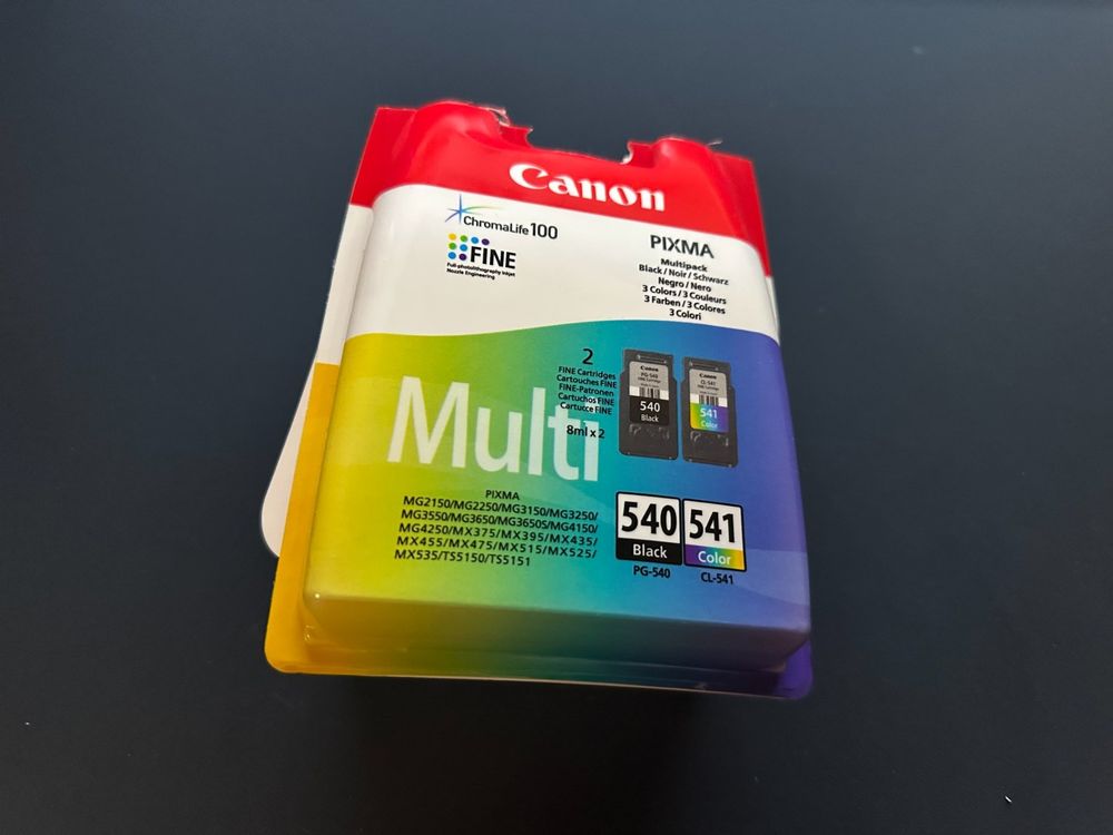 Canon PIXMA Multipack PG-540 CL-541 | Kaufen Auf Ricardo