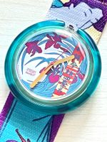 Swatch POP Uhr Damenuhr mit Stoffband guter Zustand