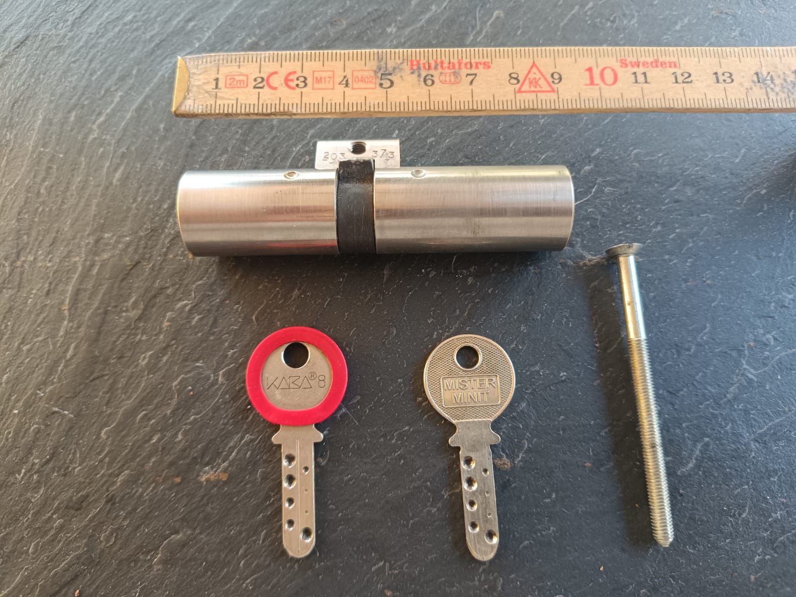 Kaba Schliesszylinder: Kaba Zylinder mit 2 Schlüssel  – Gebraucht aus Neuheim von rene02