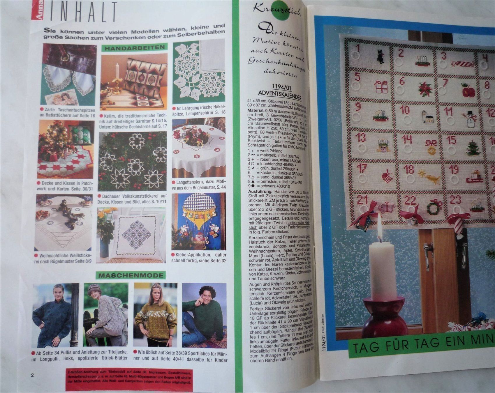 Riviste & Magazine: Anna / Nr.11 / November 1994 – Usato da Rafz venduto da Sonnenblume305 4