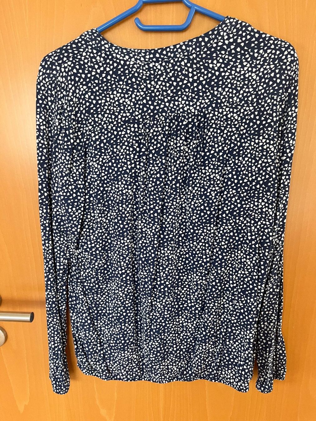 Blusen: Street One Bluse, Gr. 38, Dunkelblau/Weiss – Gebraucht aus Kreuzlingen von zwergli05 2