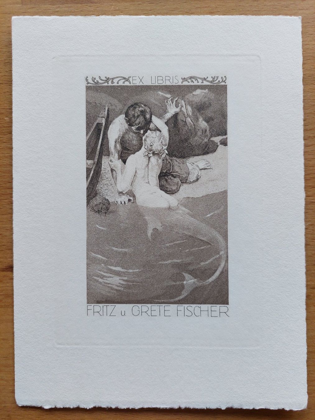 Dipinti: Exlibris Wilhelm Wiszkocsil - Original Radierung – Usato da Obfelden venduto da Exlibris-Art 1