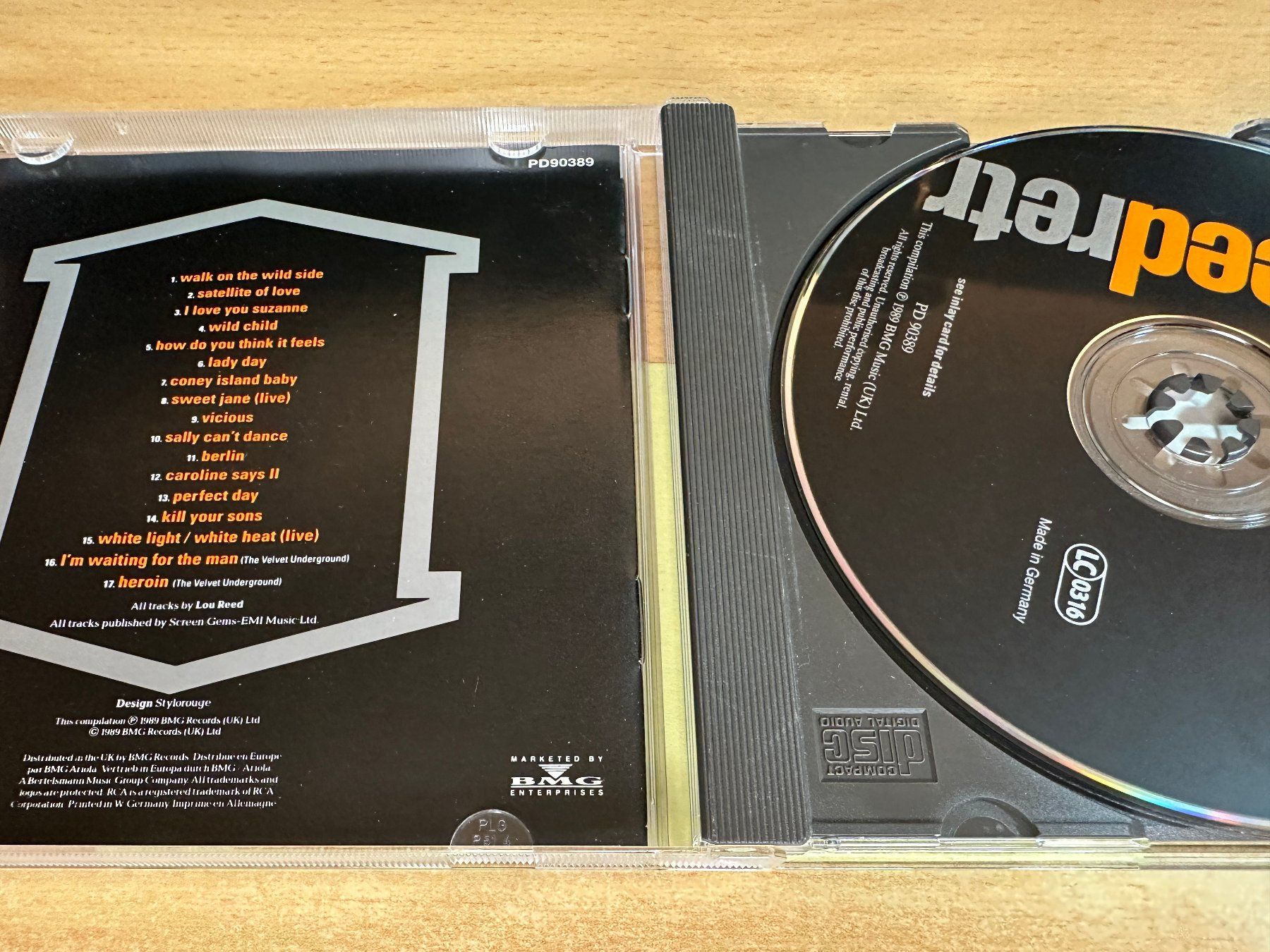 CD: A4 Lou Reed – Retro – Usato da Rikon im Tösstal venduto da Alpenmutz 2