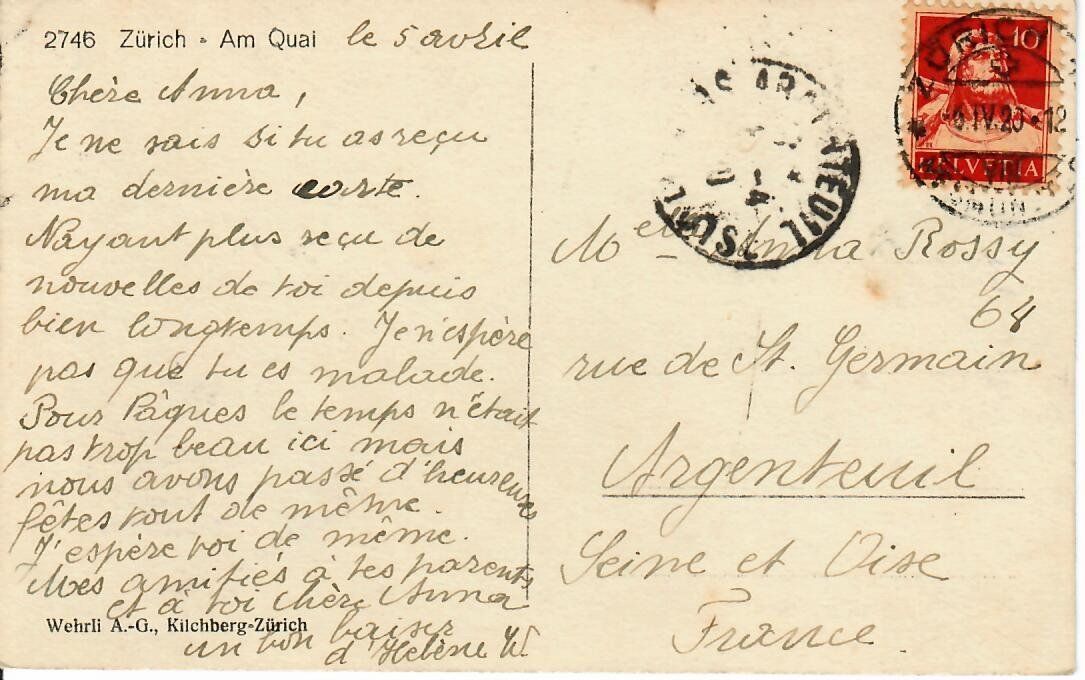 Cartes postales: Zürich – D'occasion à Hochdorf par Ziegel-16 1
