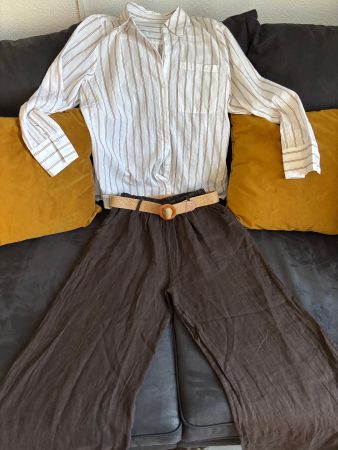 MADE IN ITALY Leinenhose neu