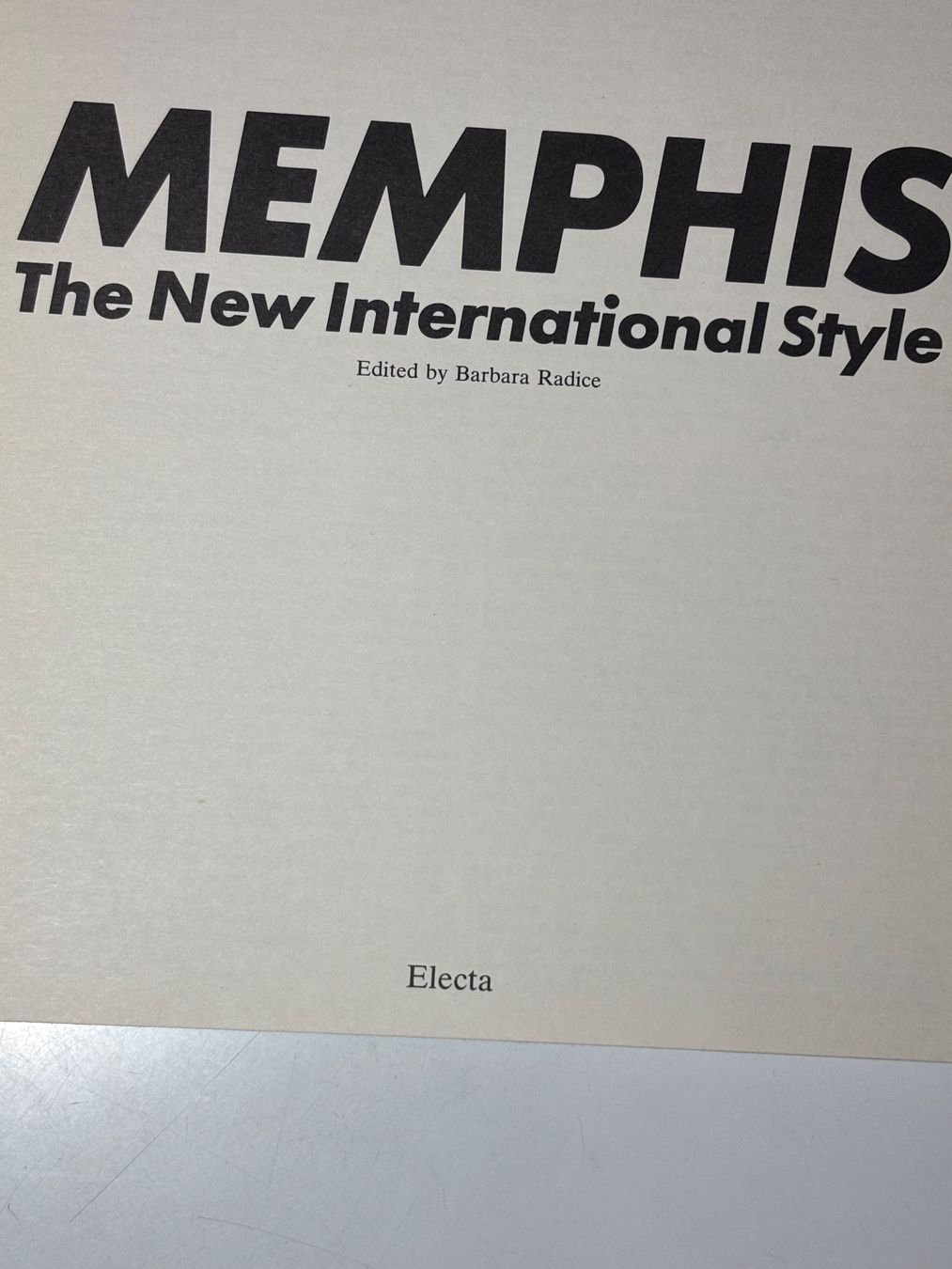 Libri: Buch Memphis Barbara Radice Electa 1981 Original – Usato da Hinwil venduto da DaniBachman 4