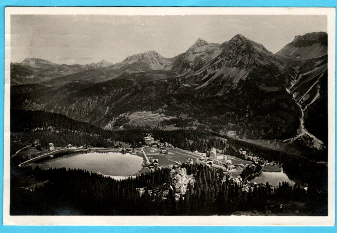 Cartoline postali: Arosa Ober- und Untersee 1925 – Usato da Zürich venduto da Sion2006