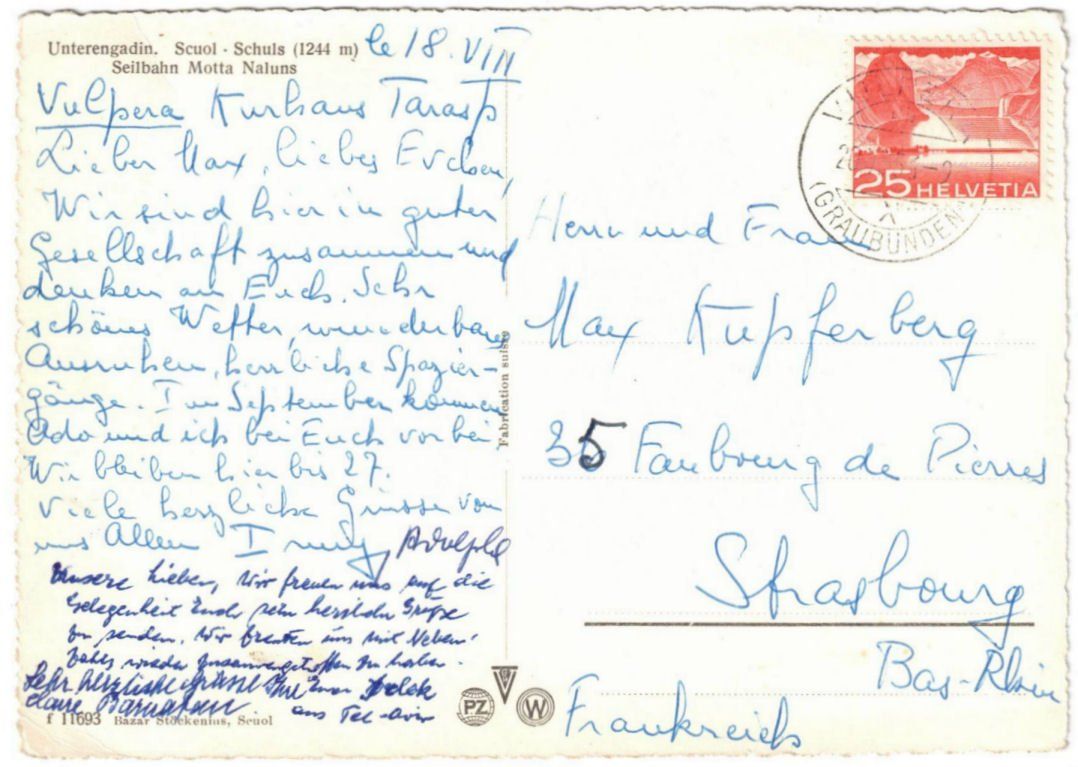 Cartoline postali: Scuol - Gondelbahn Motta Naluns – Usato da Binningen venduto da Mountainrider 1