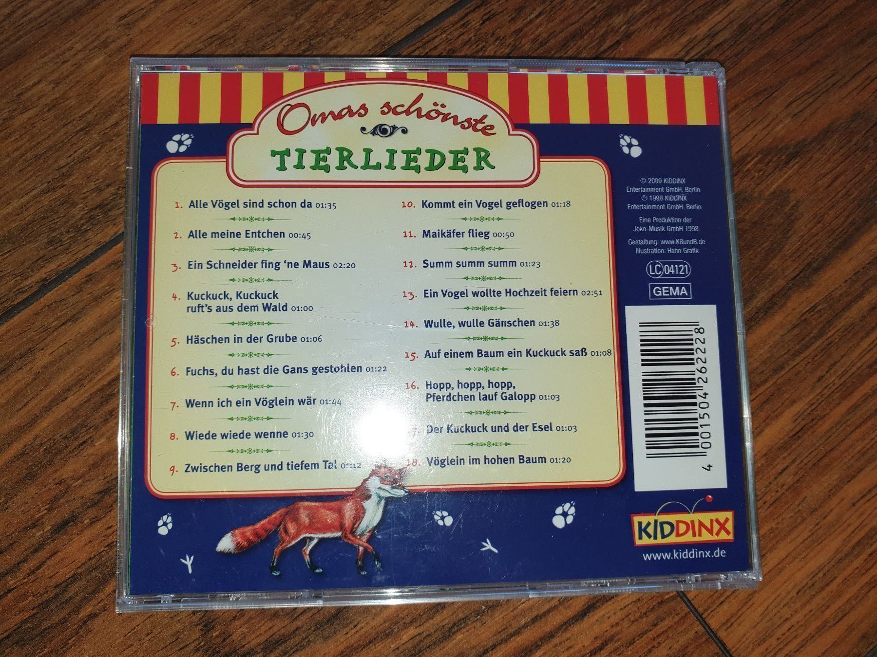 CD: Oma's schönste Tierlieder - CD – Usato da Buchrain venduto da Baba-Jaga 1