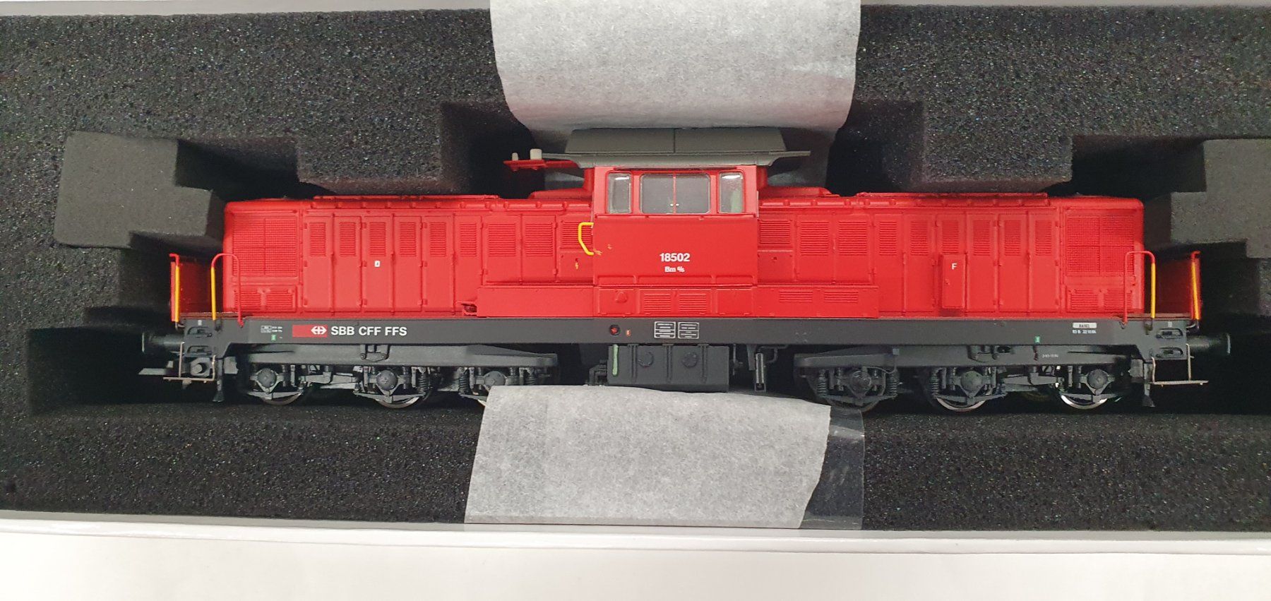 LS Models Trains électriques: LS Modeis 17007 SBB Bm 6/6  18502 rot mit ESU Decoder – Neuf (Voir description) à Würenlos par juruth 2