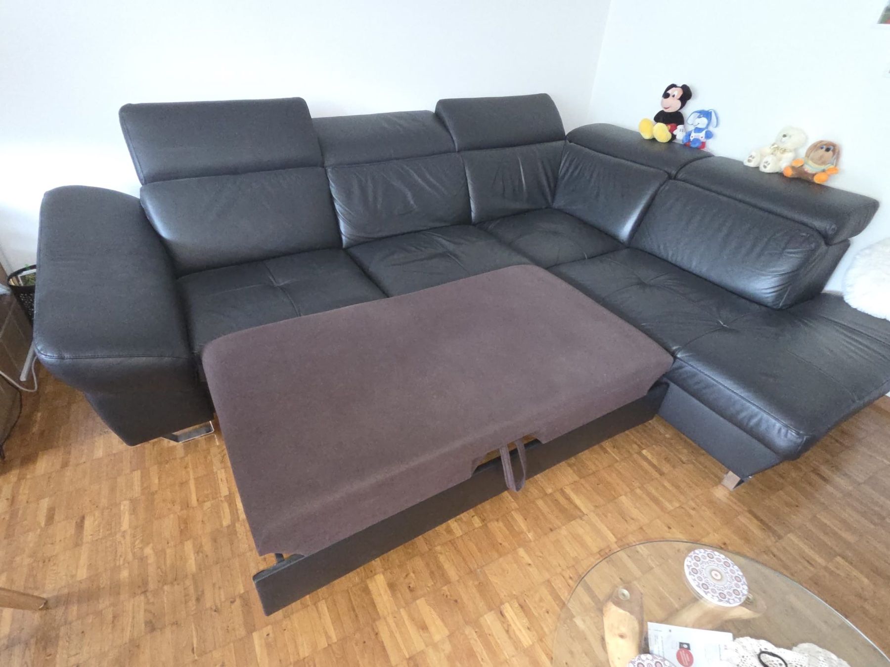 Sofas: echtes Ledersofa – Gebraucht aus Ettingen von car_7mv7 1