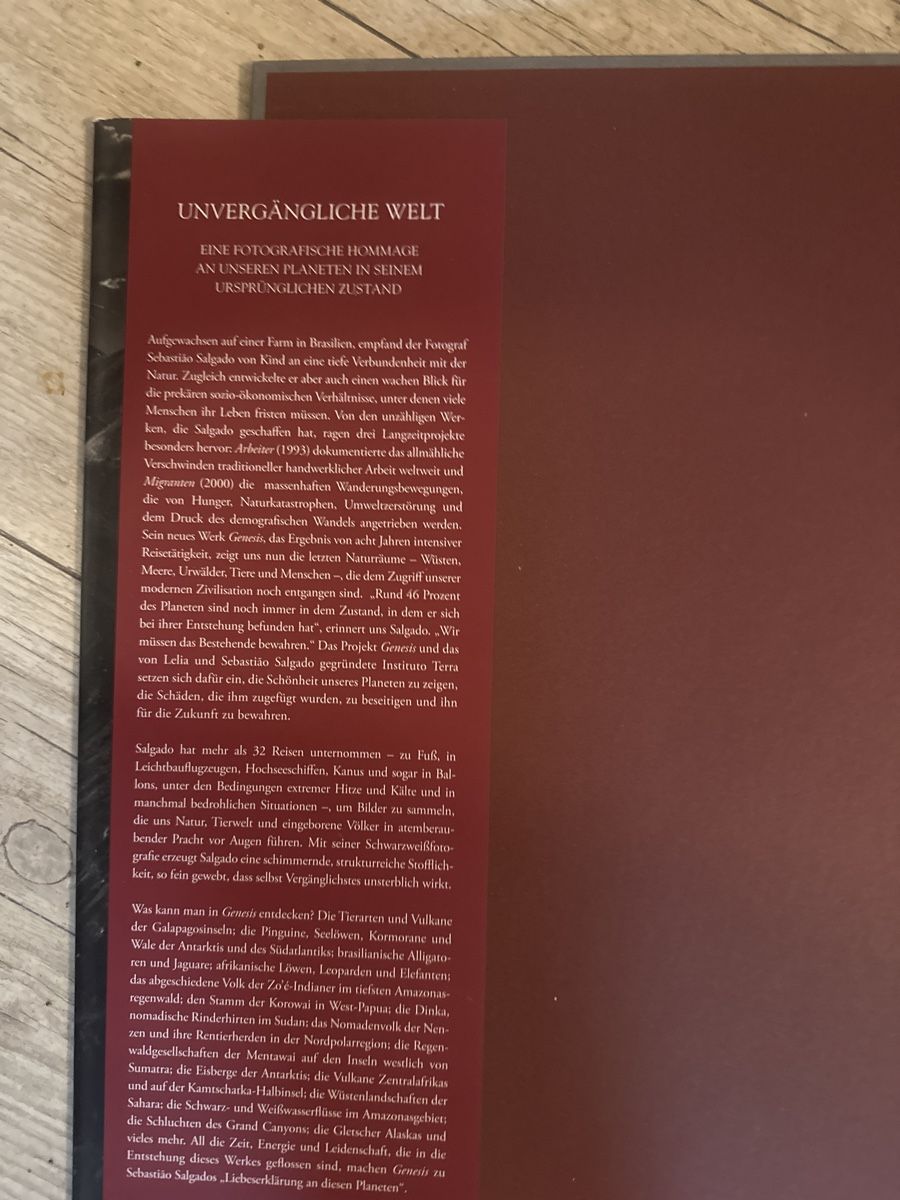 Libri: Sebastião Salgado Genesis Bildband Taschen – Usato da Frauenfeld venduto da aluma14 1