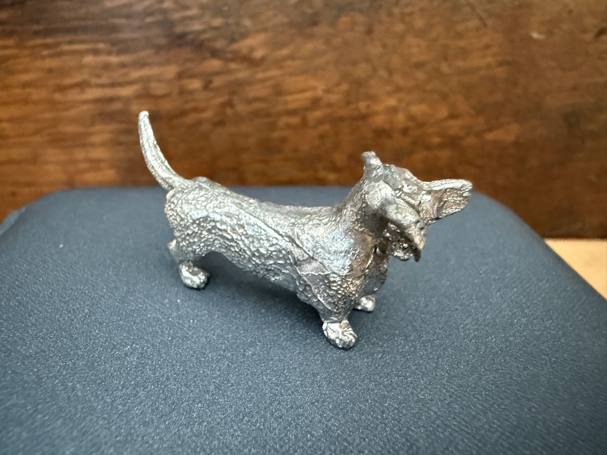 Statuette: Vintage Metall-Tackel-Statue – Usato da Lamone venduto da LaCantinaMagica 1