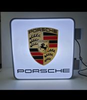 Leuchtreklame Porsche beidseitig beleuchtet gross neu